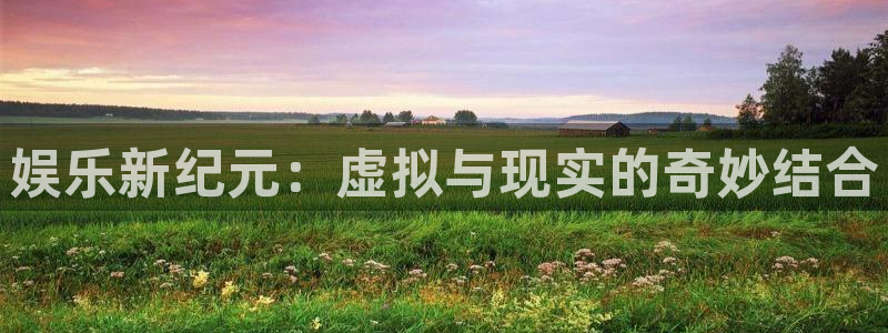 天天购彩体育凯捷平台代理：娱乐新纪元：虚拟与现实的奇妙结合